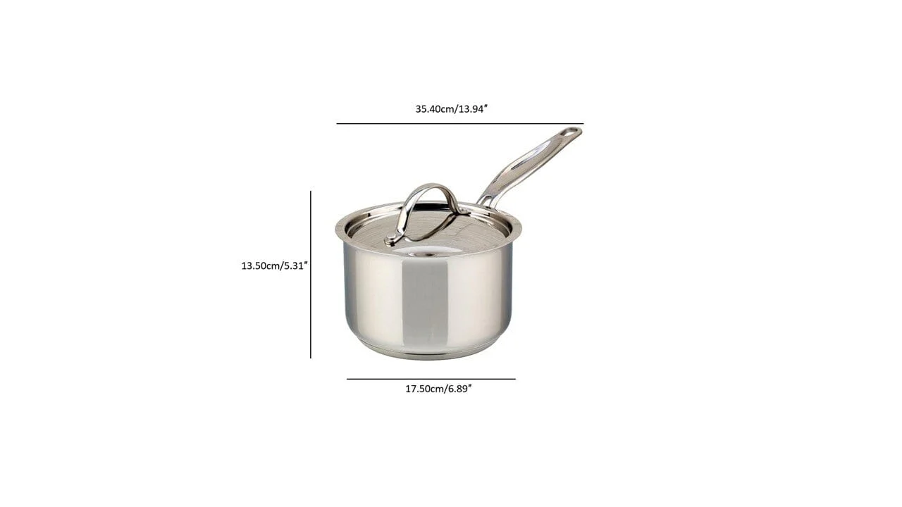 Meyer Confederation Stainless Steel 1.5L Saucepan with cover, Made in Canada - Image 9