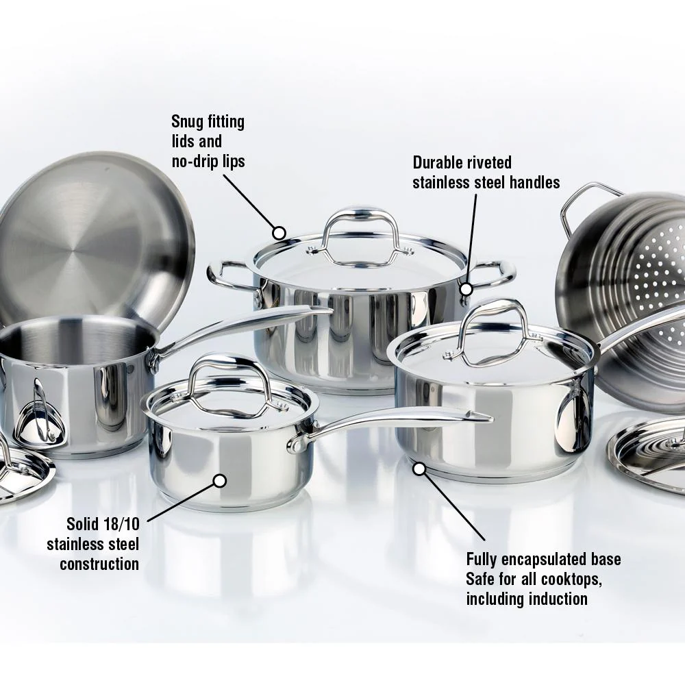 Meyer Accolade Stainless Steel Cookware Set, 11-Piece, Made in Canada - Image 2