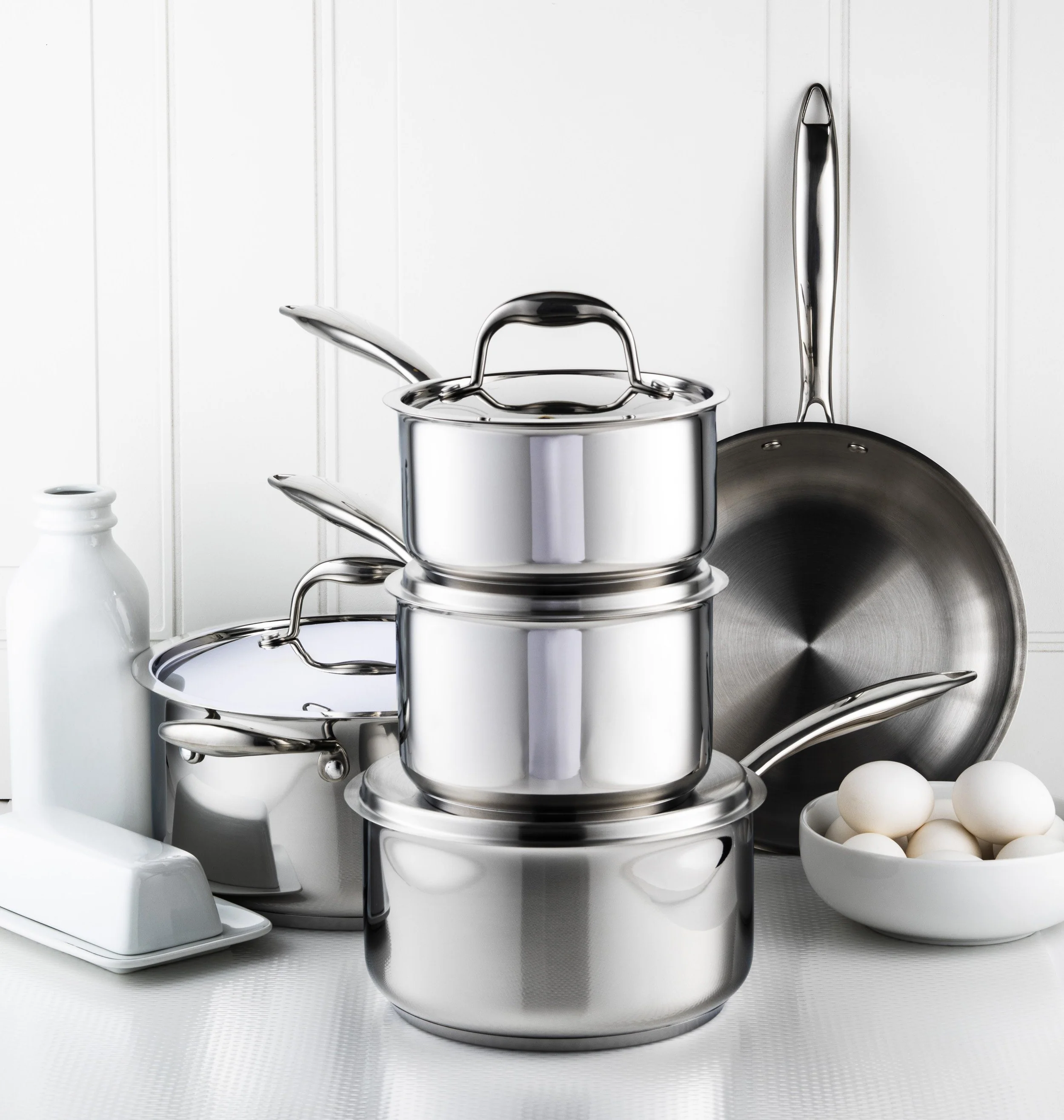 Meyer Accolade Stainless Steel Cookware Set, 11-Piece, Made in Canada - Image 6