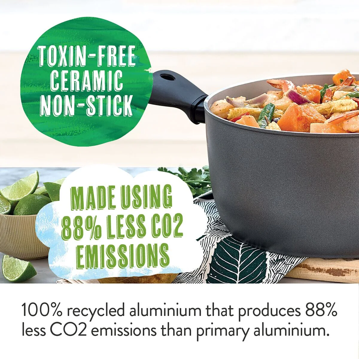 24cm Earth Pan Ceramic Fry Pan - Image 5