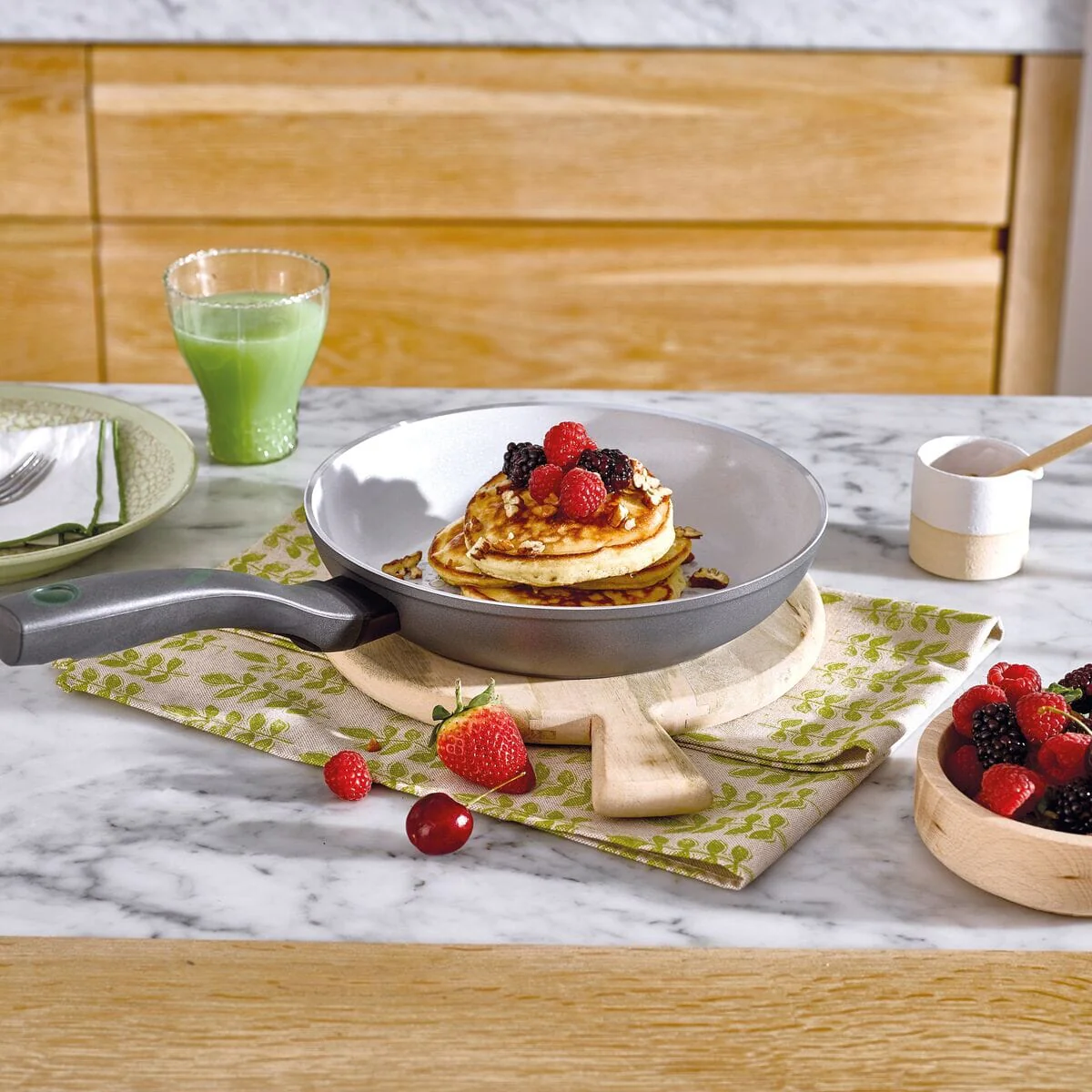 28cm Earth Pan Ceramic Fry Pan - Image 6