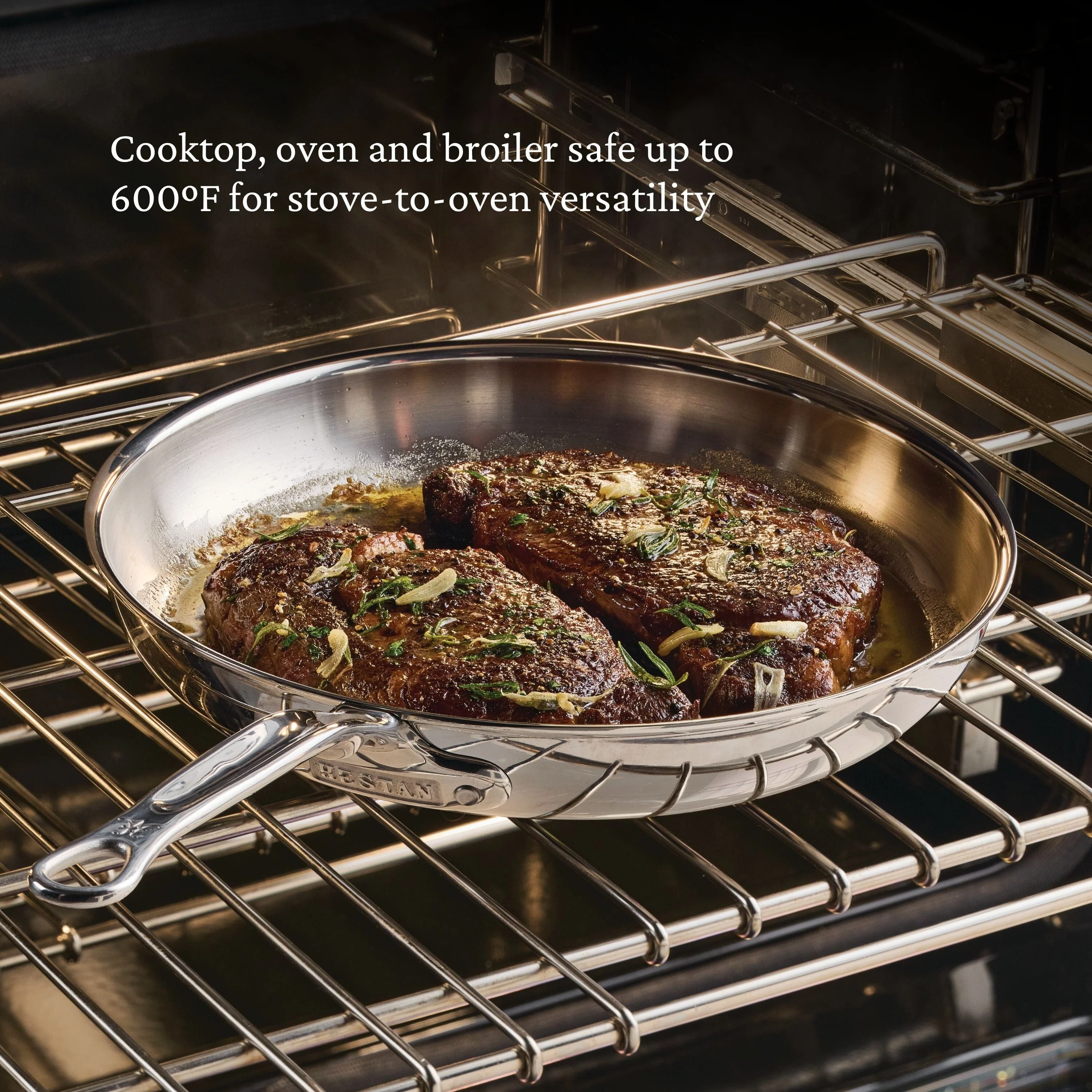 Hestan ProBond Luxe 3pc Skillet Set:  (8.5”, 11", and 12.5" skillets) - Image 6