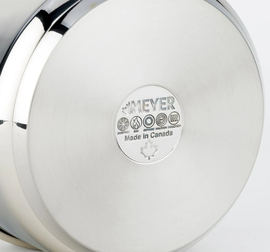 Meyer Accolade Stainless Steel 5L Dutch Oven with cover, Made in Canada - Image 4