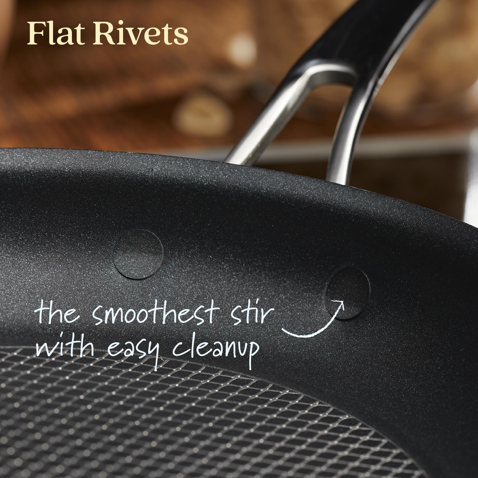 Anolon X SearTech Aluminum Nonstick Frying Pan 9.5-Inch, Super Dark Gray - Image 3