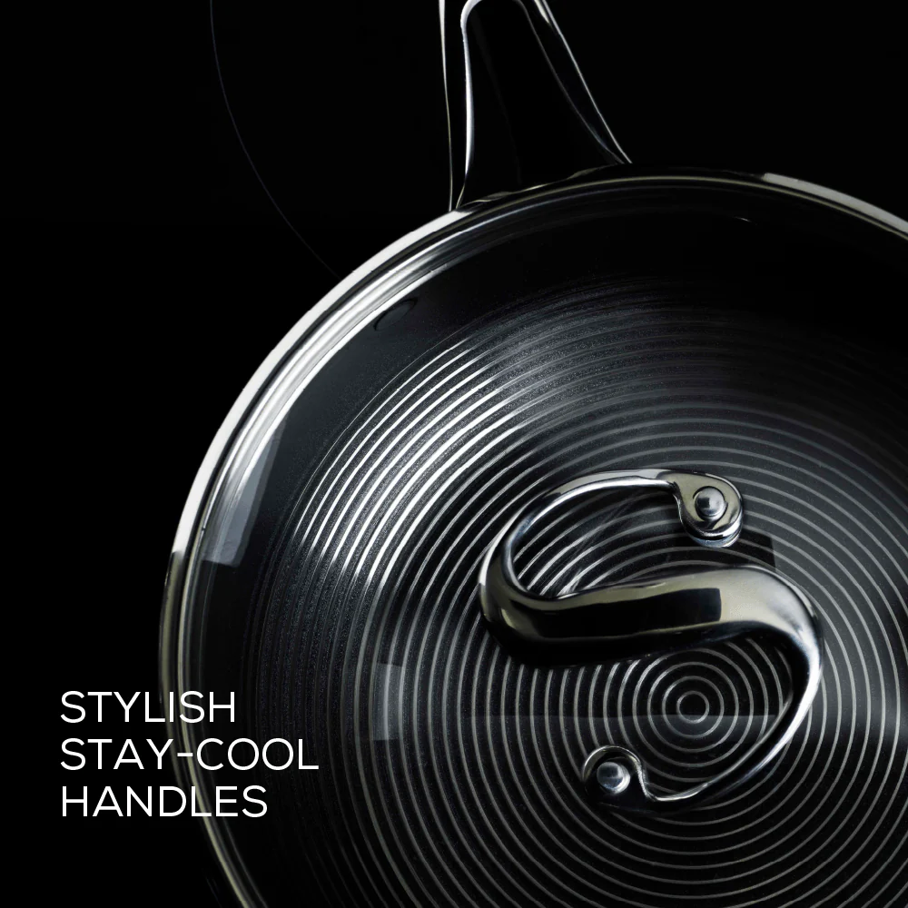 Circulon Clad Stainless Steel Chef Pan and Utensil Set with Hybrid SteelShield™ and Nonstick Technology, 3-Piece, Silver - Image 5