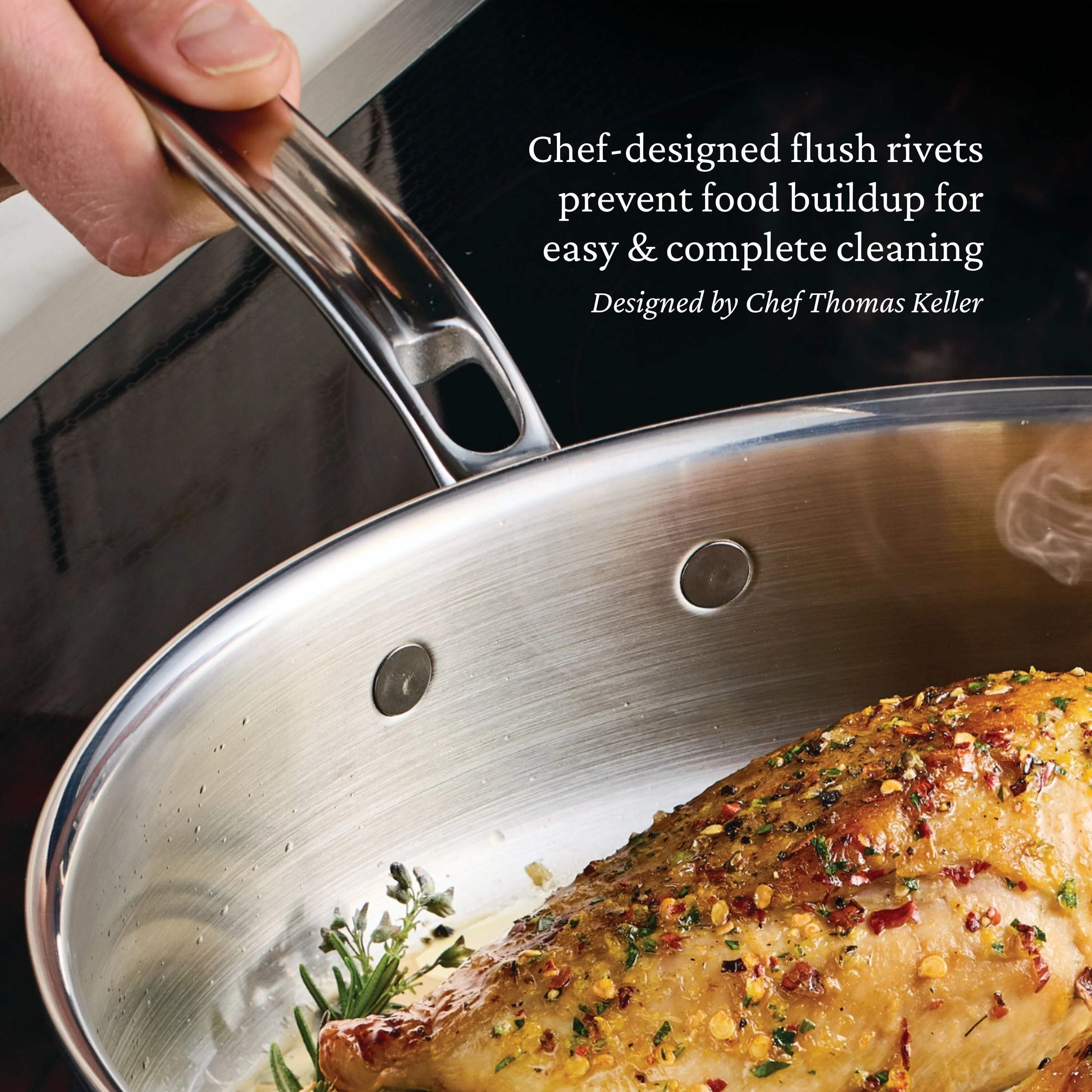 Hestan ProBond® Luxe 3.5QT/26CM Covered Saute Pan with helper handle - Image 6