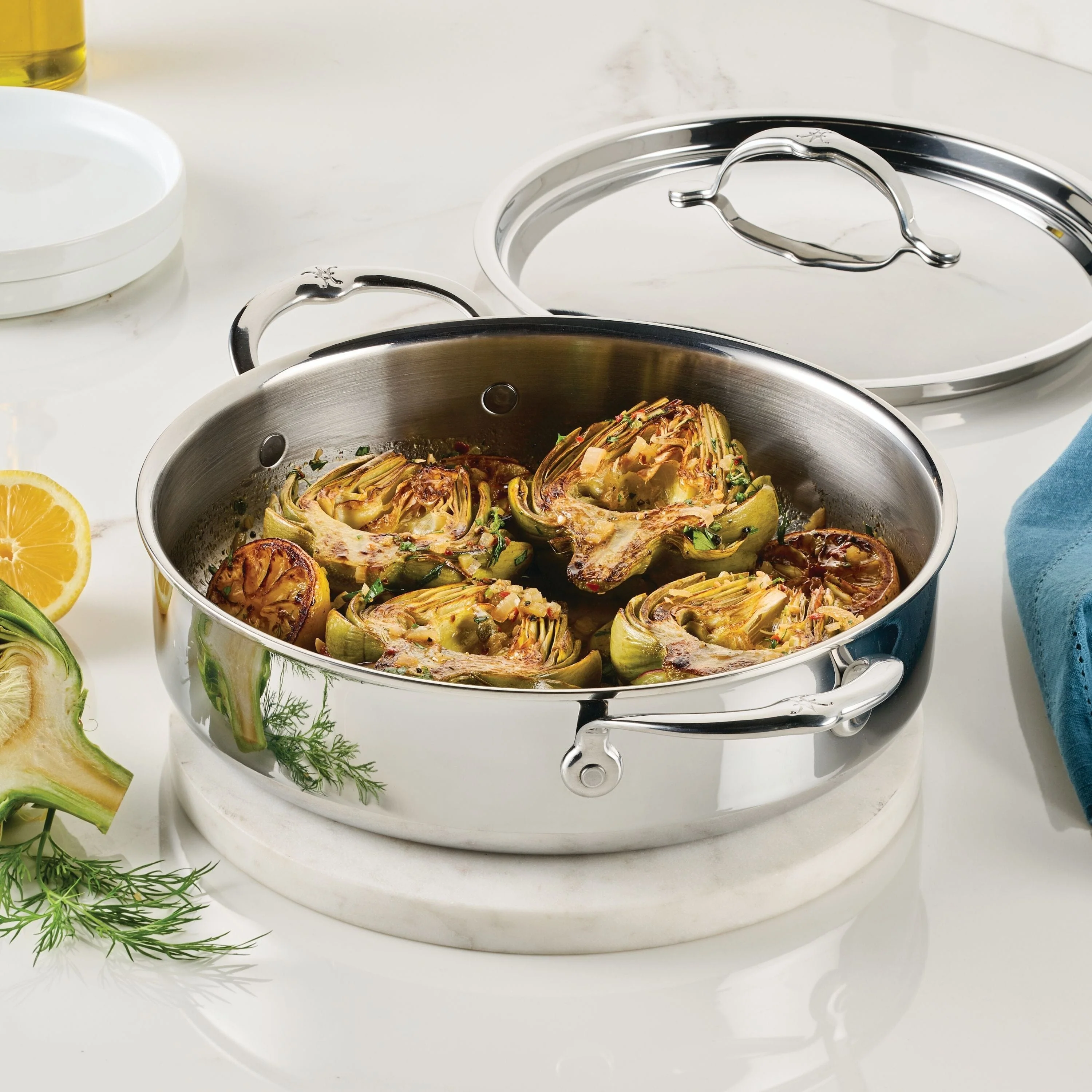 Hestan ProBond® Luxe 3.5QT/26CM Covered Sauteuse - Image 9