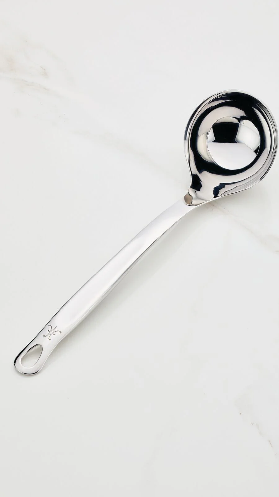 Hestan Provisions 5oz Stainless Steel Slotted Ladle Utensil - Image 3