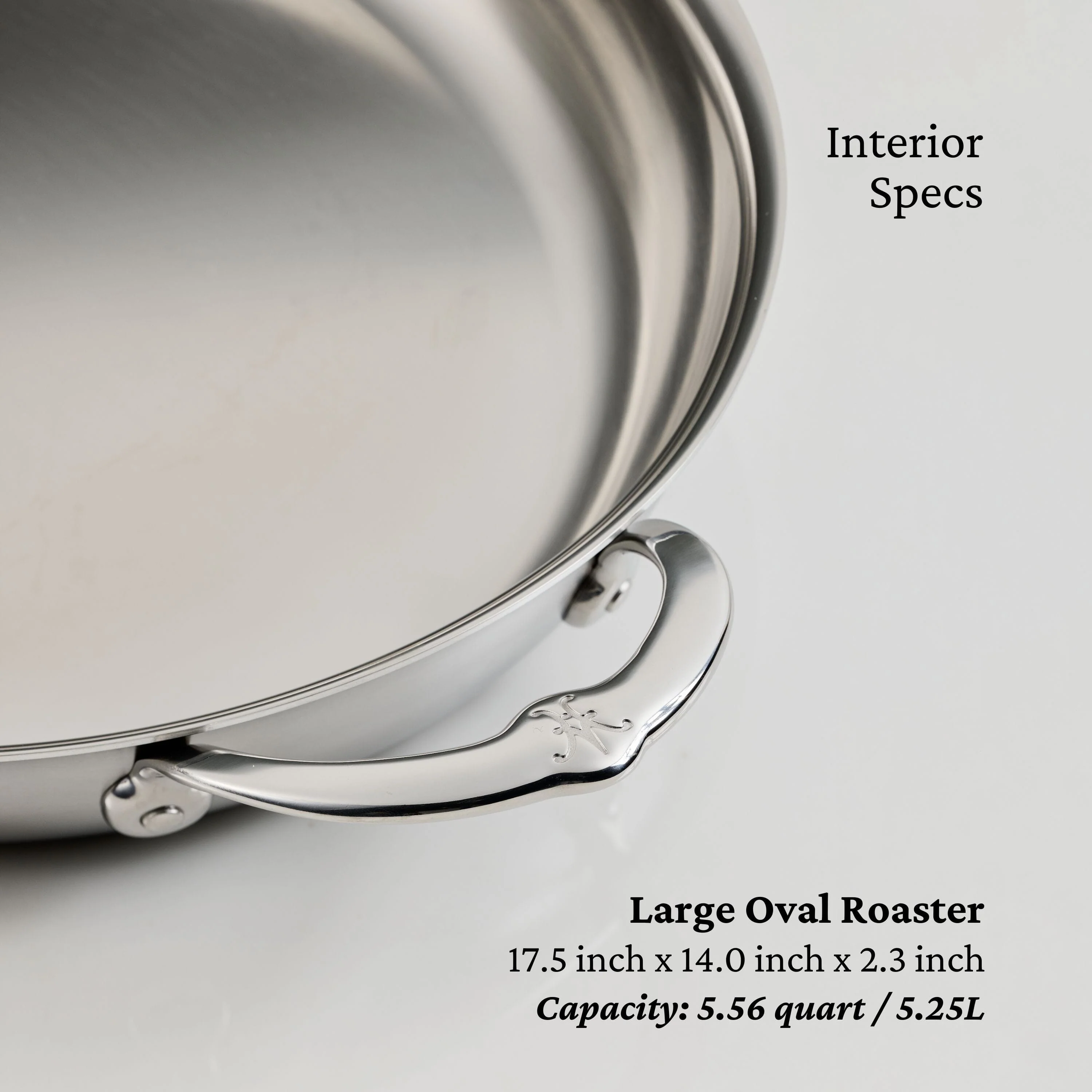 Hestan Provisions Stainless Steel Oval Au Gratin Dish 36cm - Image 5