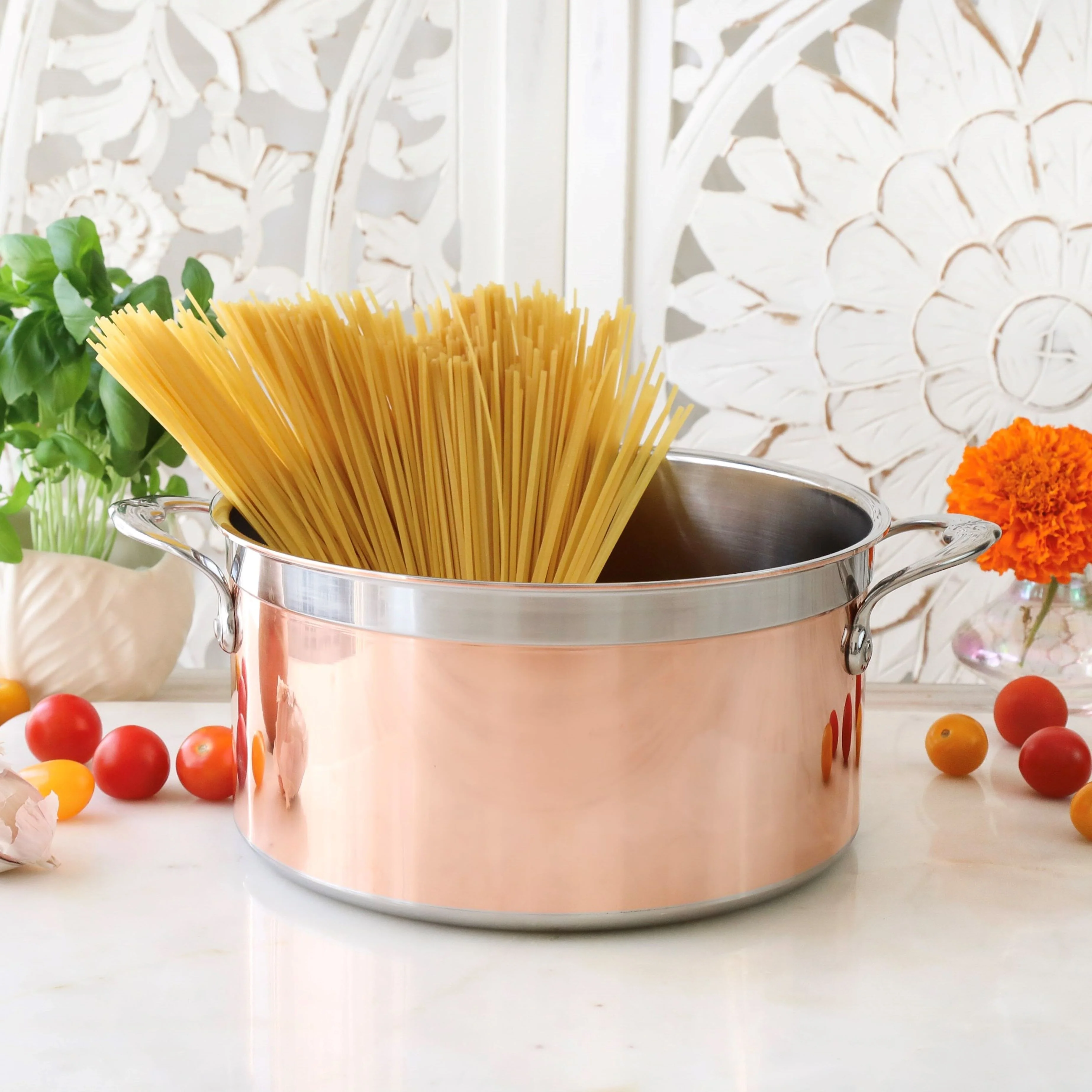Hestan Induction Copper Stock Pot, 6-Quart - Image 2
