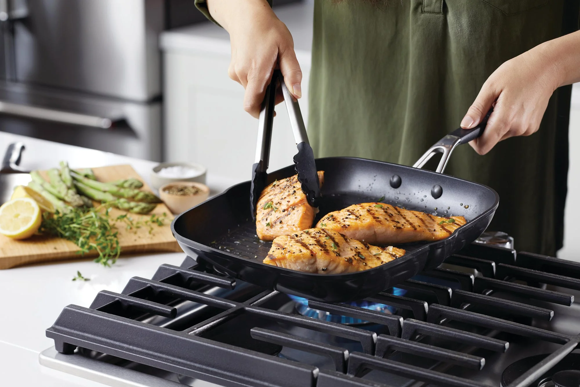 KitchenAid Hard Anodized Nonstick Cookware Set, 11-Piece, Onyx Black - Image 2