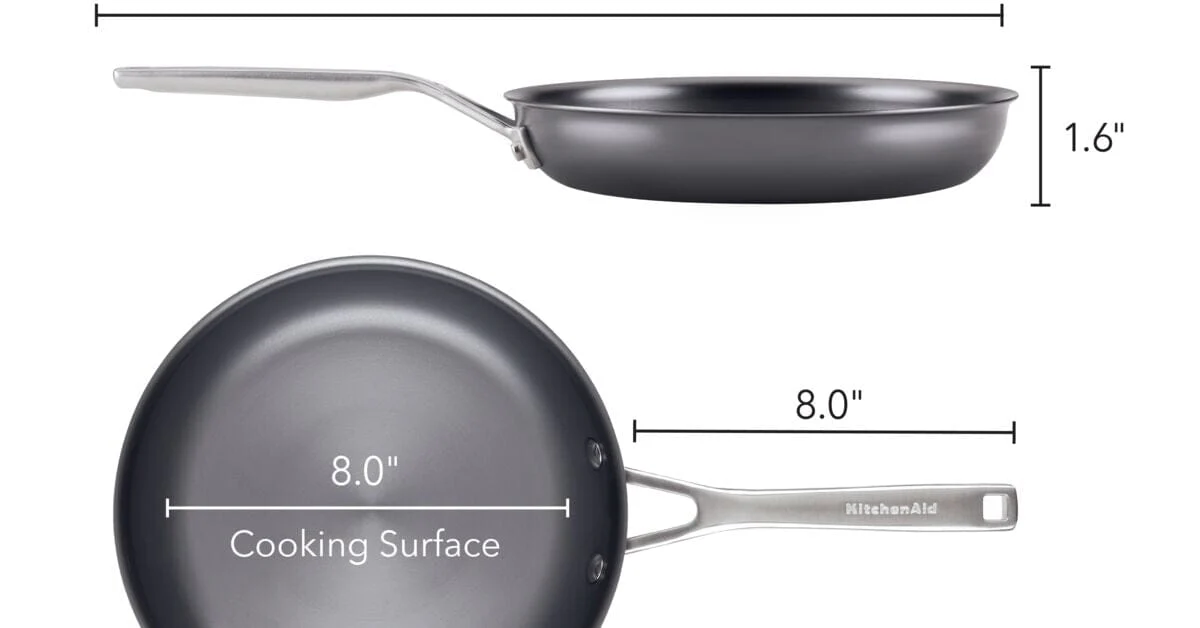 KitchenAid Nitro Carbon Steel 10"/25cm Skillet Gray - Image 5