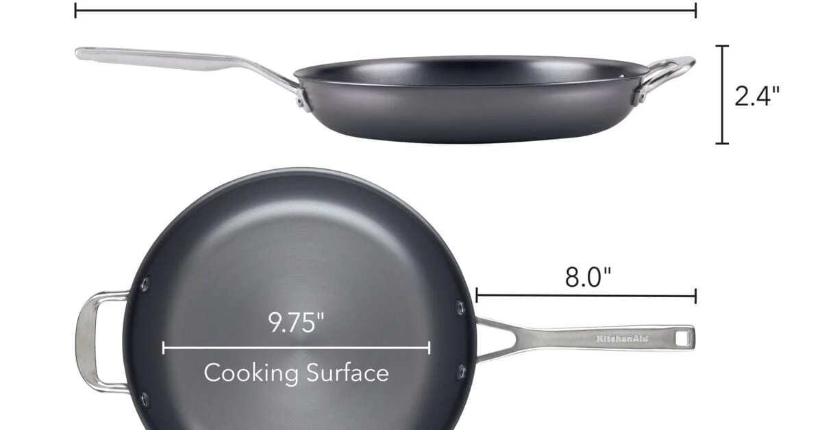 KitchenAid Nitro Carbon Steel 12"/30cm Skillet Gray - Image 5