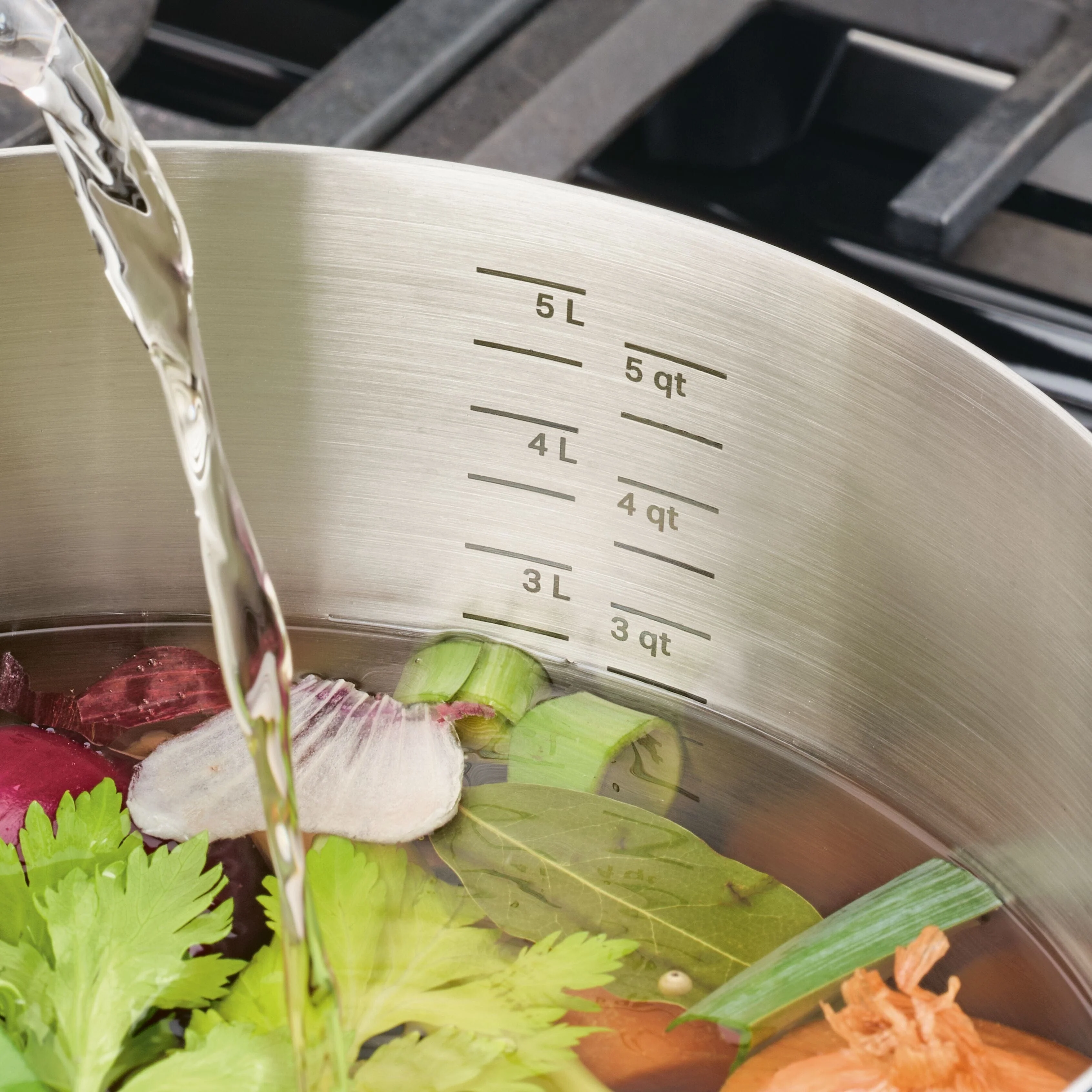 KitchenAid Stainless Steel 3-Ply Base 9-Piece Cookware Set - Image 4