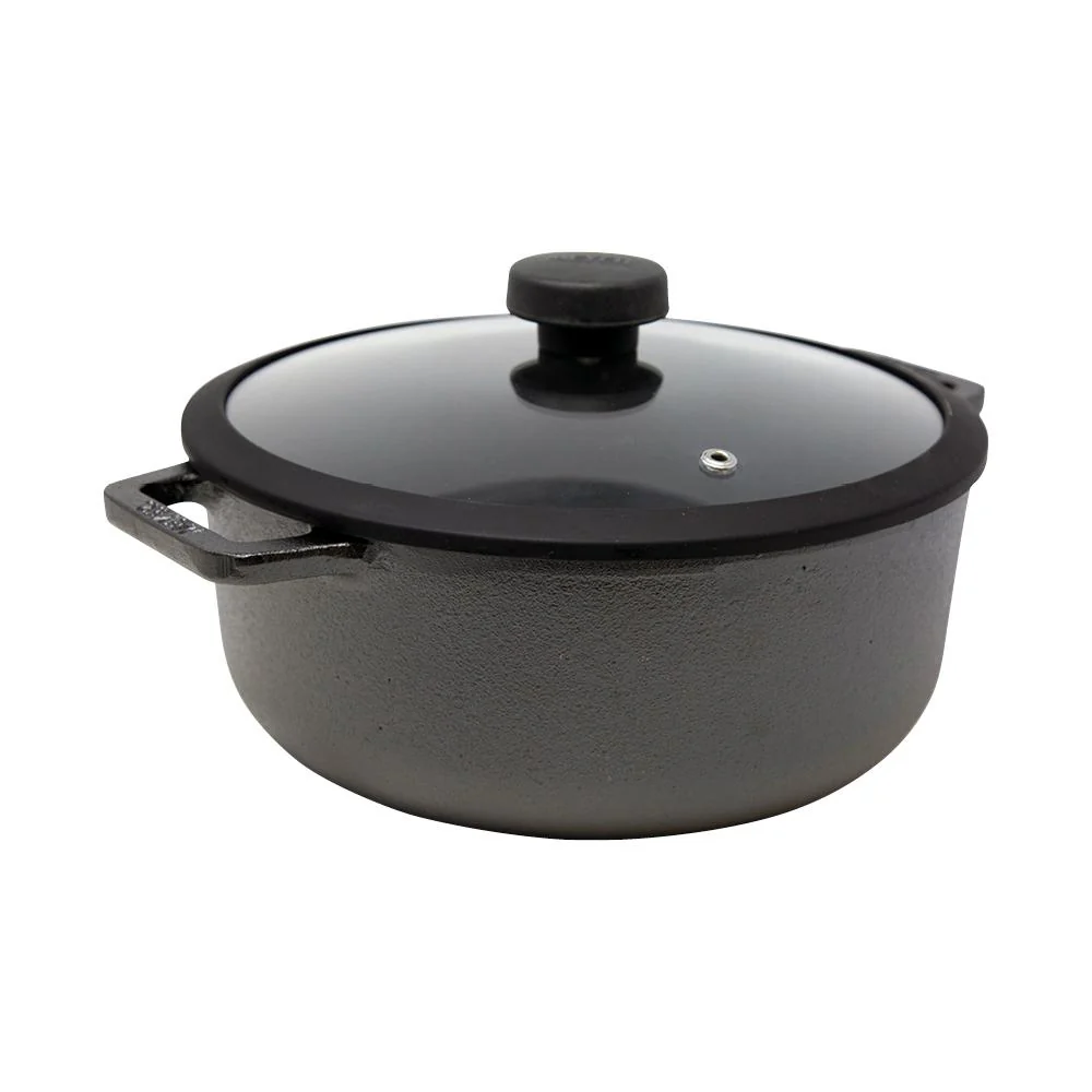 Meyer Cast Iron 24cm/4L Sauteuse with lid - Image 3