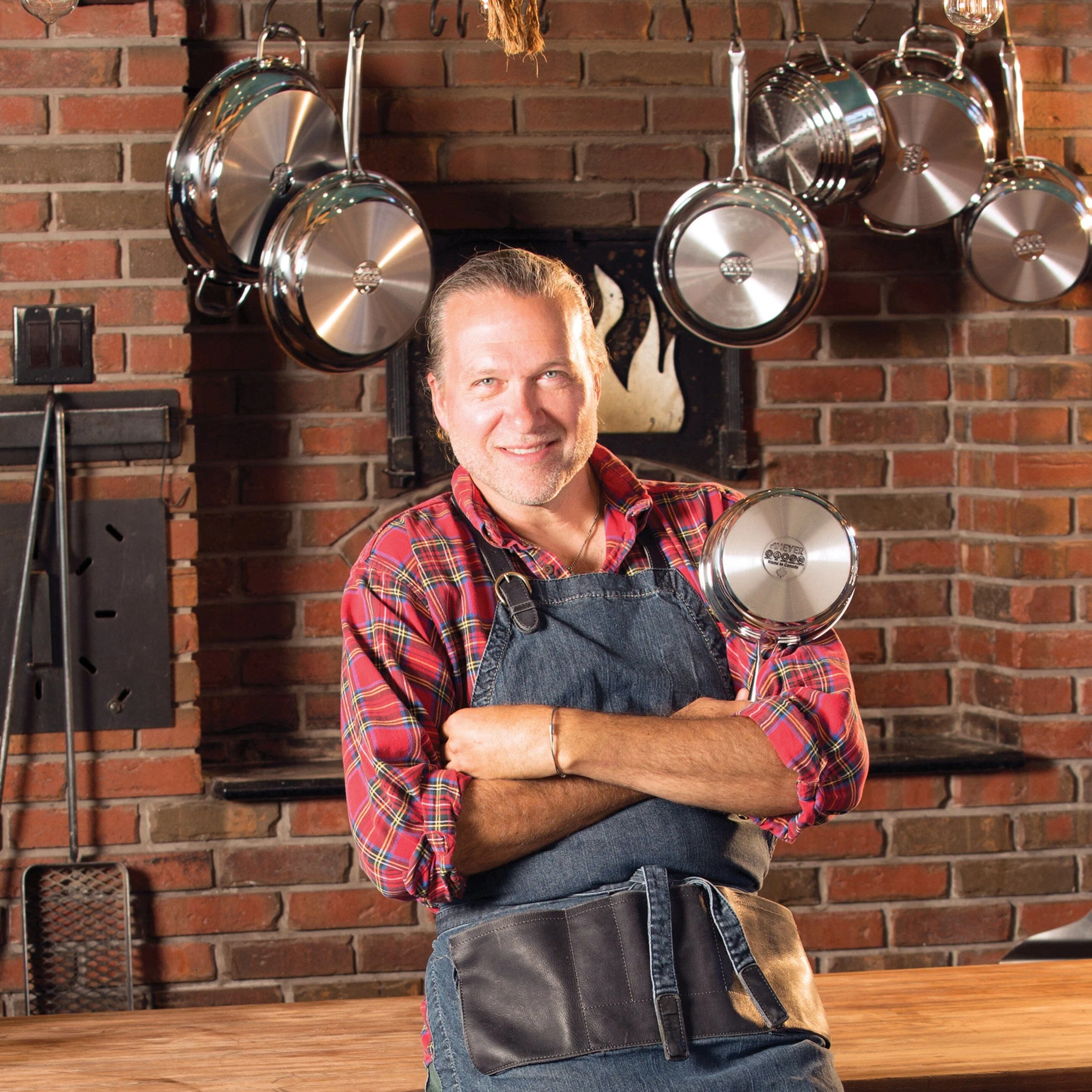 Meyer Confederation Stainless Steel 32cm/12.5" Frying Pan, Skillet, Made in Canada - Image 4