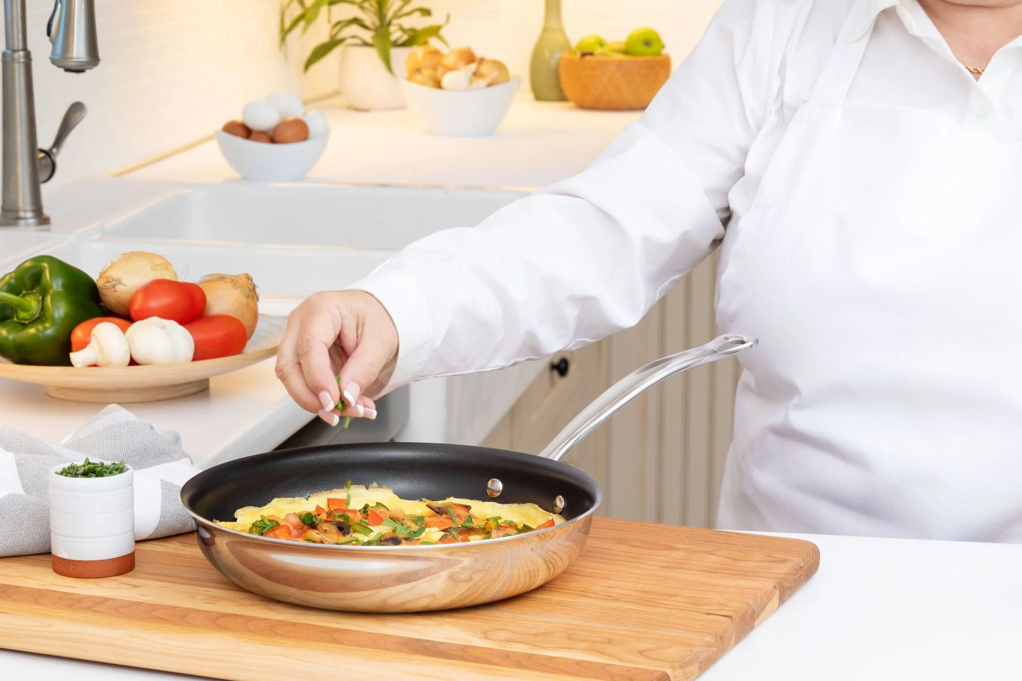 Meyer DynastyClad Stainless Steel 20cm/8" Non Stick Fry Pan Skillet Made in Canada - Image 4