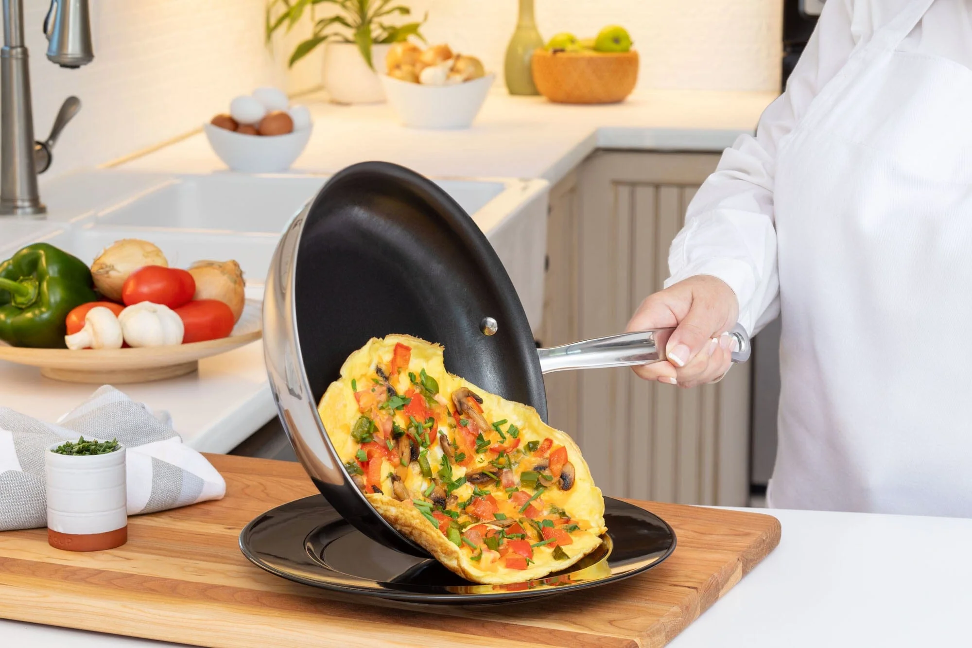 Meyer DynastyClad Stainless Steel 28cm/11" Non Stick Fry Pan Skillet Made in Canada - Image 3