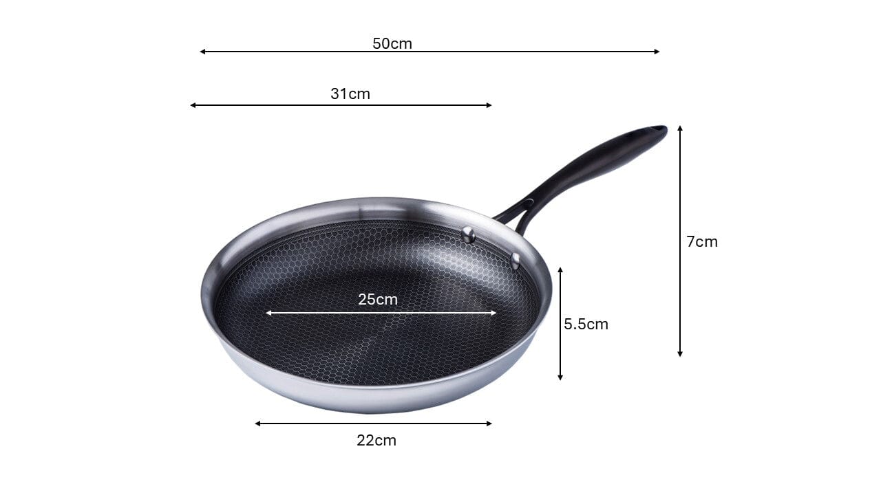 Meyer HybridClad Stainless Steel 28cm/11" Skillet Made in Canada - Image 6