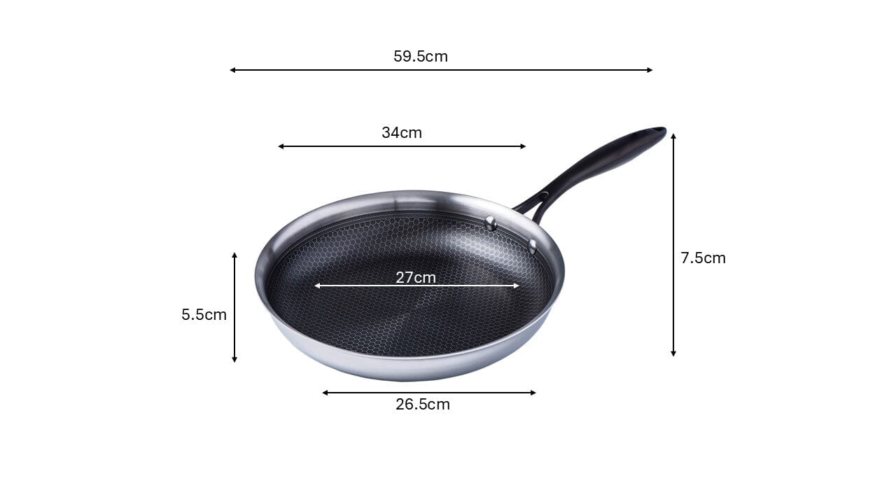 Meyer HybridClad Stainless Steel 32cm/12" Skillet Made in Canada - Image 5