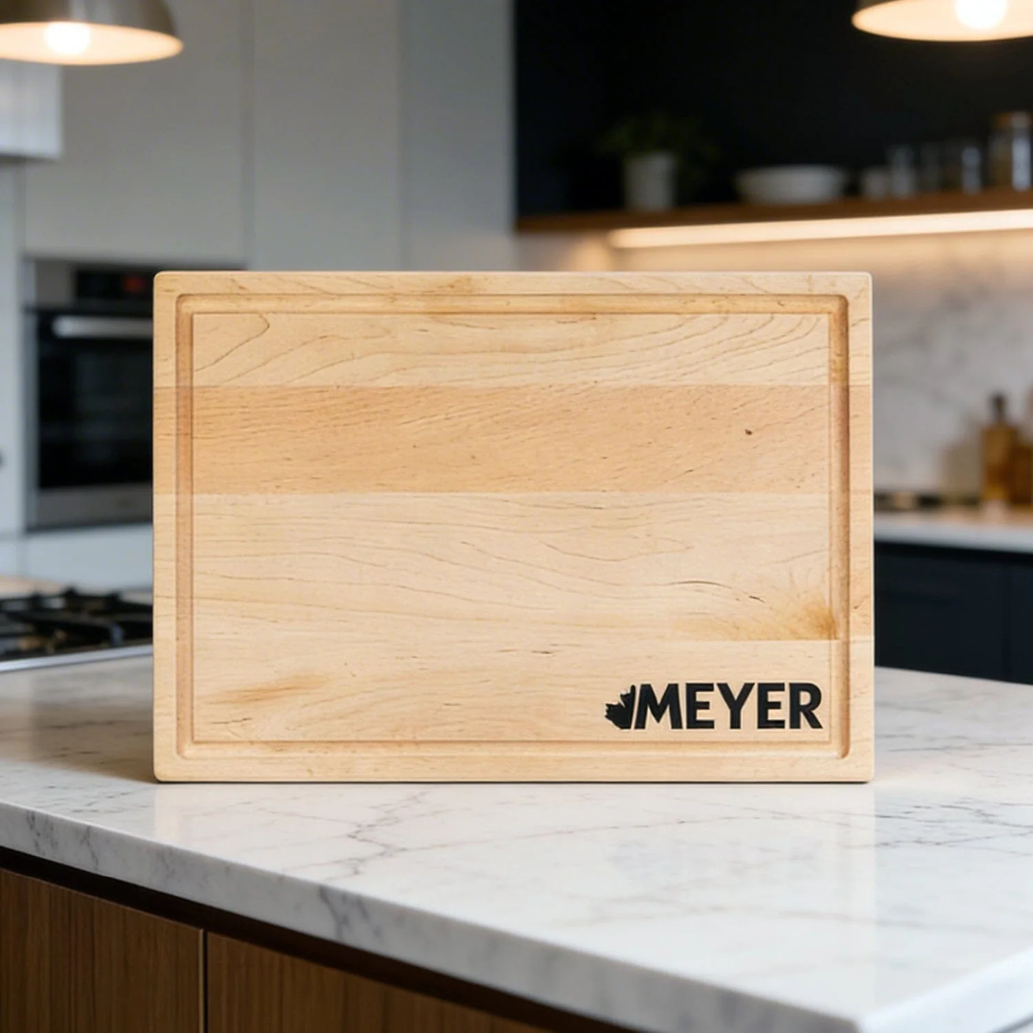 Meyer Maple Wood Cutting Board - 17"x11"x0.75" - Image 2