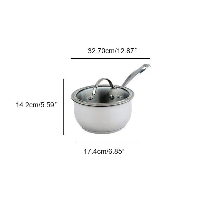 Meyer Nouvelle Stainless Steel 1.5L Saucepan with tempered glass lid, Made in Canada - Image 5