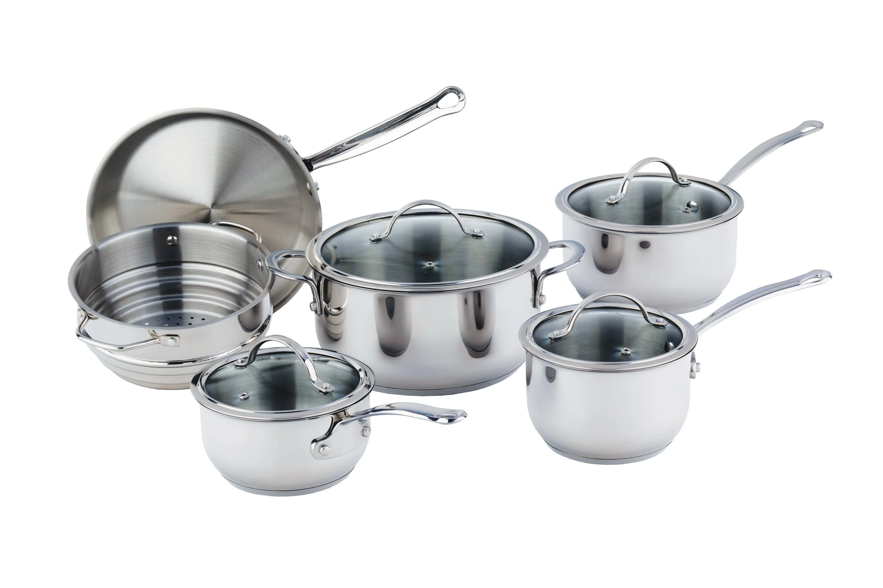 Meyer Nouvelle Stainless Steel 10-Piece Set, Made in Canada - Image 3