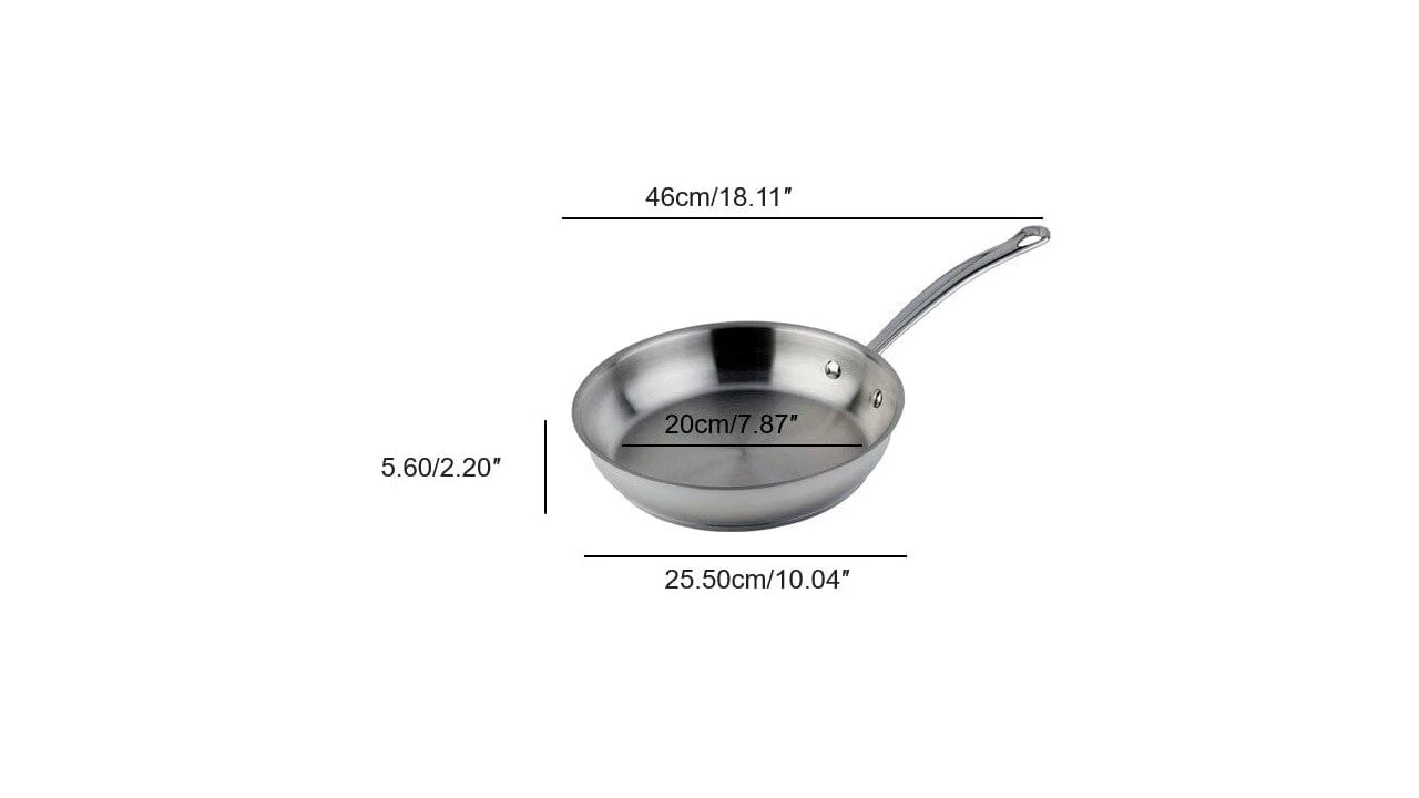 Meyer Nouvelle Stainless Steel 24cm Saute Pan, Made in Canada - Image 4