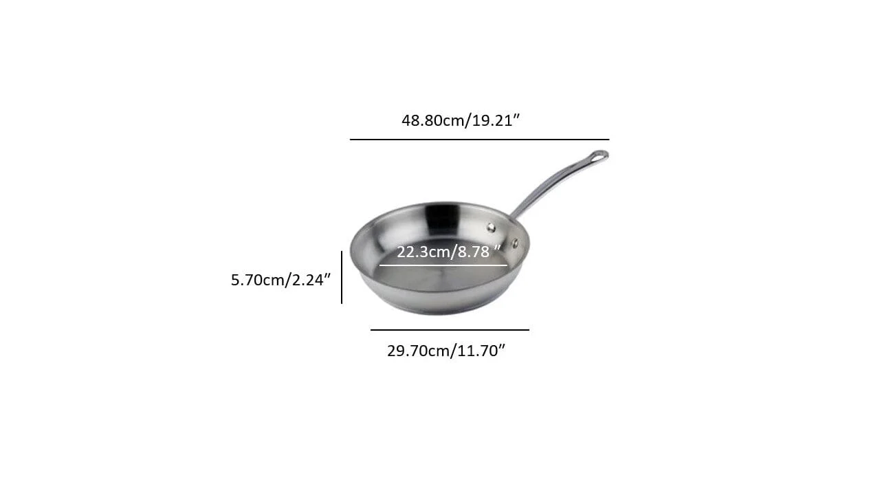 Meyer Nouvelle Stainless Steel 28cm Fry Pan, Made in Canada - Image 5