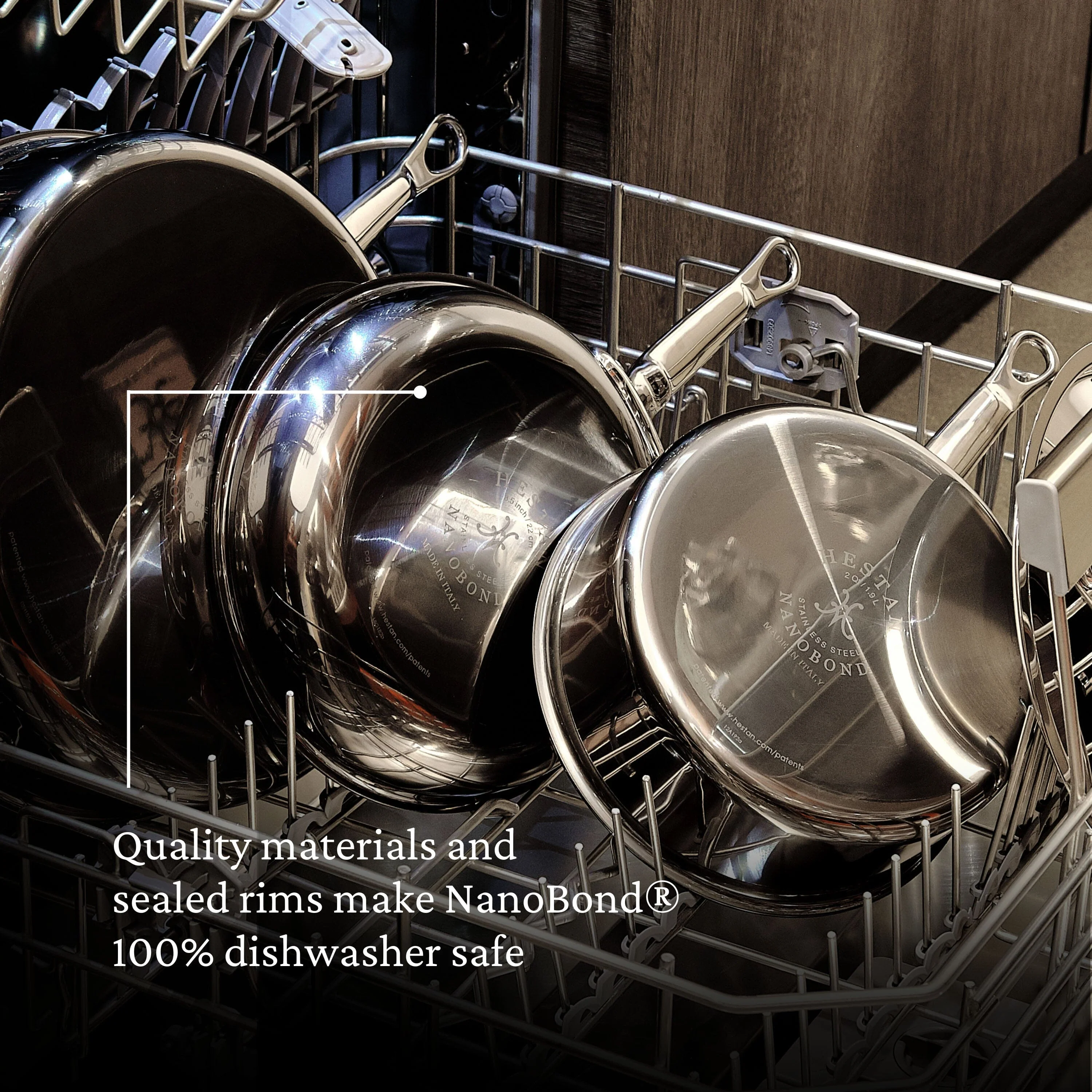 Hestan NanoBond® Molecular Titanium 10-Piece Cookware Set - Image 7