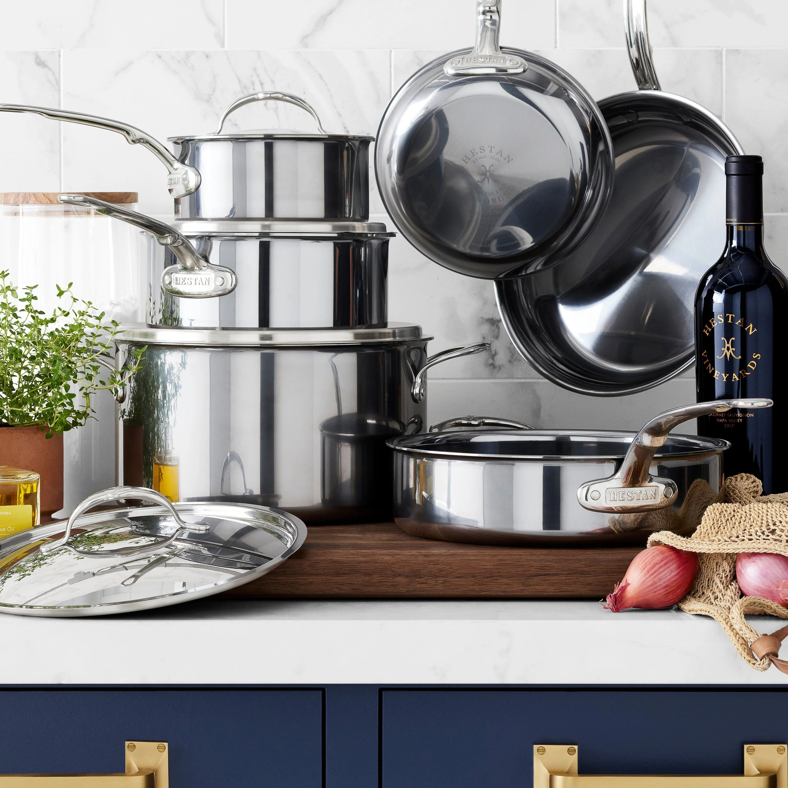 Hestan NanoBond® Molecular Titanium 10-Piece Cookware Set - Image 9