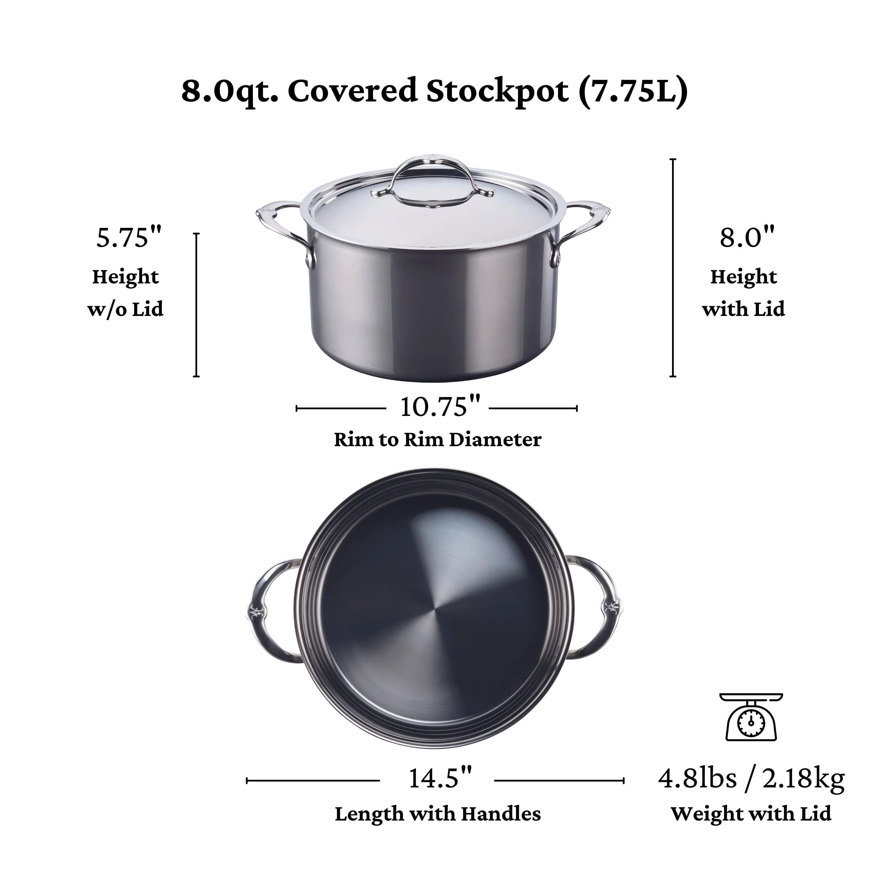 Hestan Titanium Stockpot, 8-Quart - Image 5