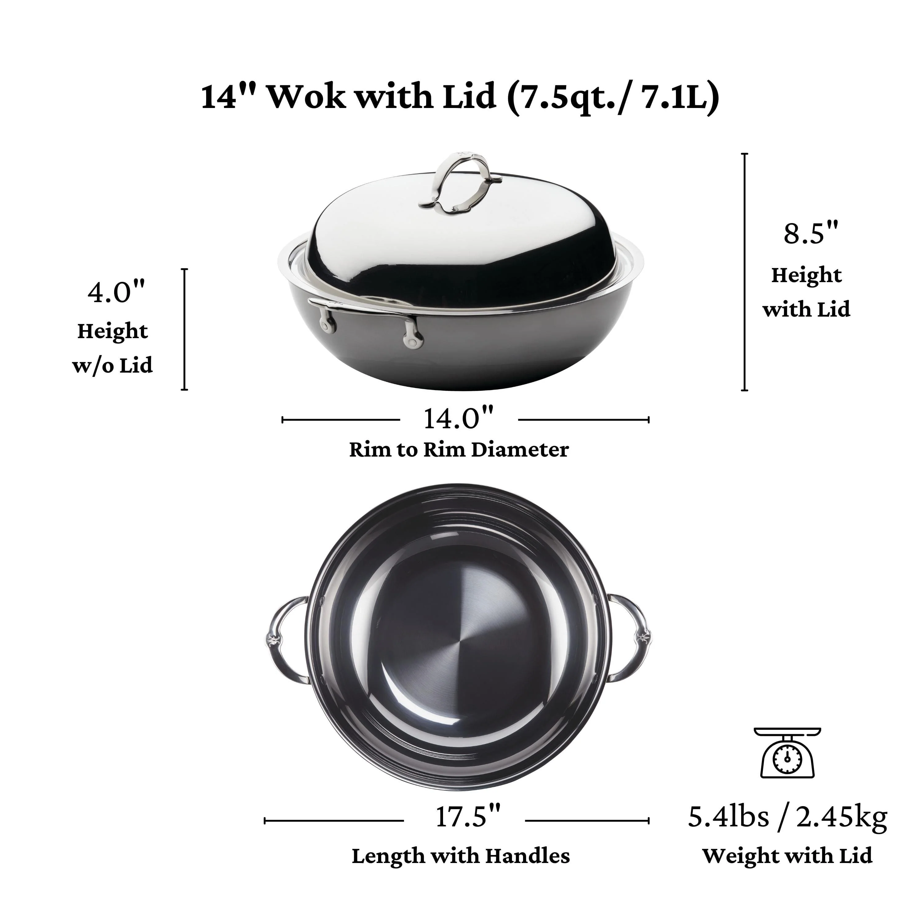 Hestan Titanium Wok, 14-Inch - Image 7