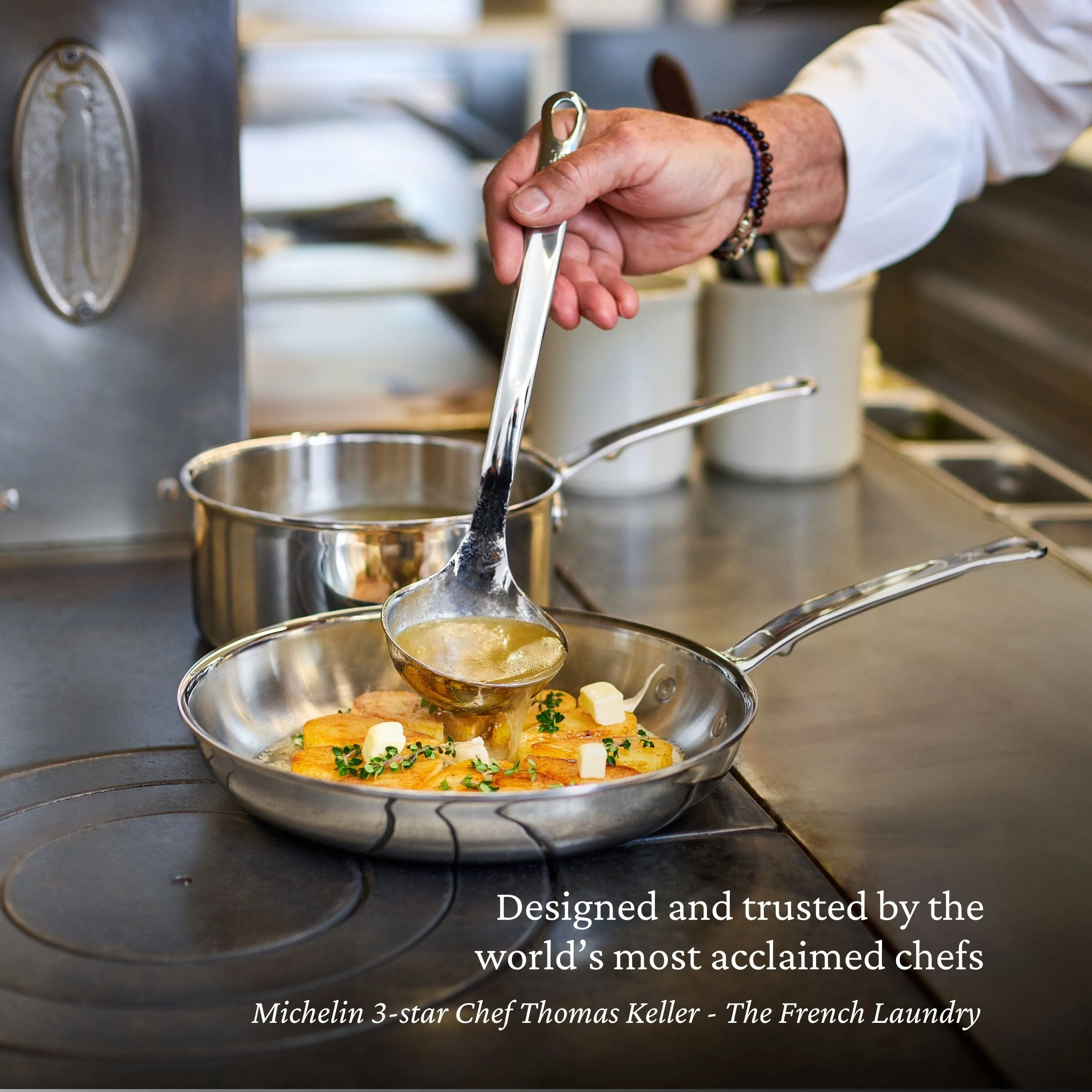 Hestan ProBond® Luxe 11" Professional Clad Stainless Steel Skillet - Image 9