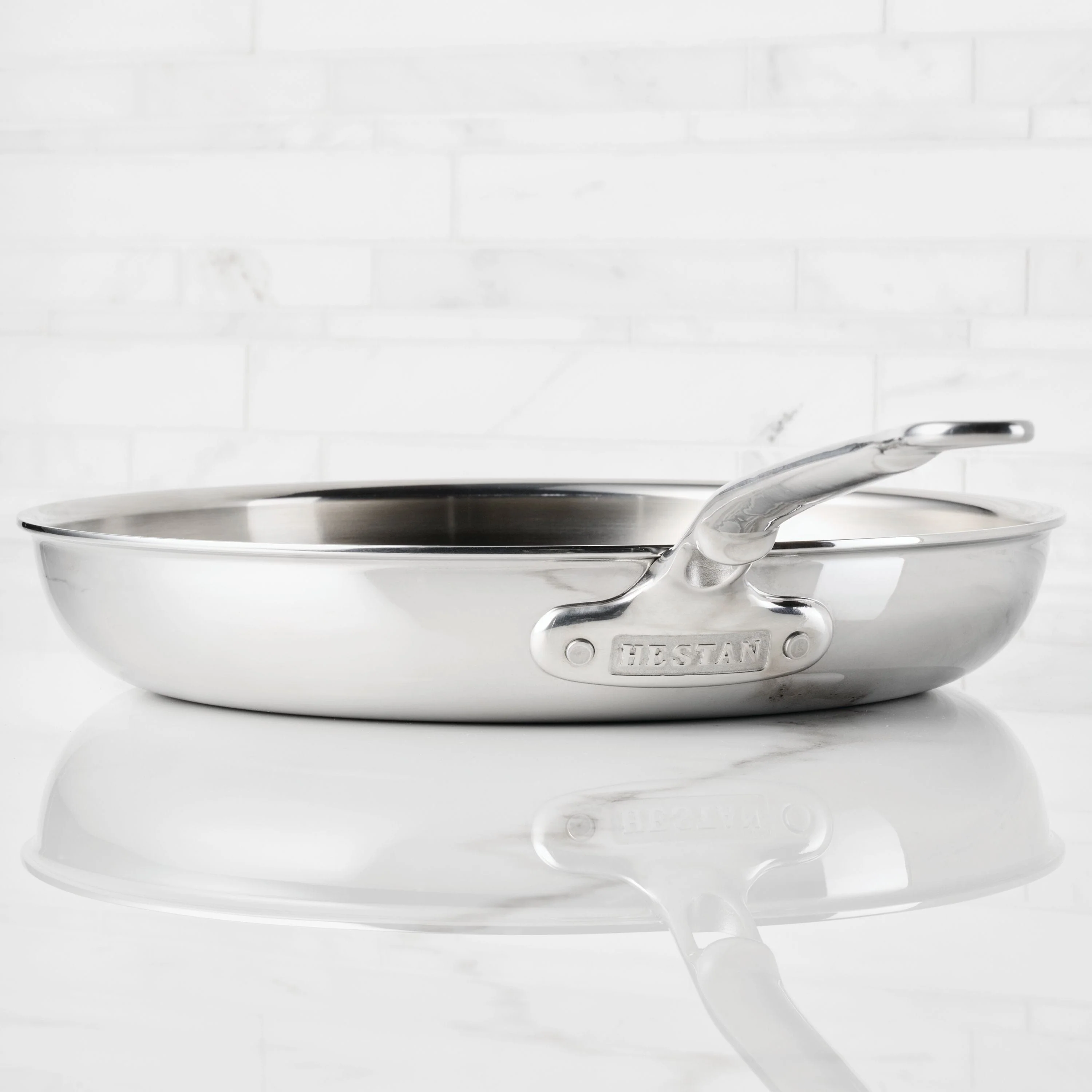 Hestan ProBond® Luxe 12.5" Professional Clad Stainless Steel Skillet - Image 14