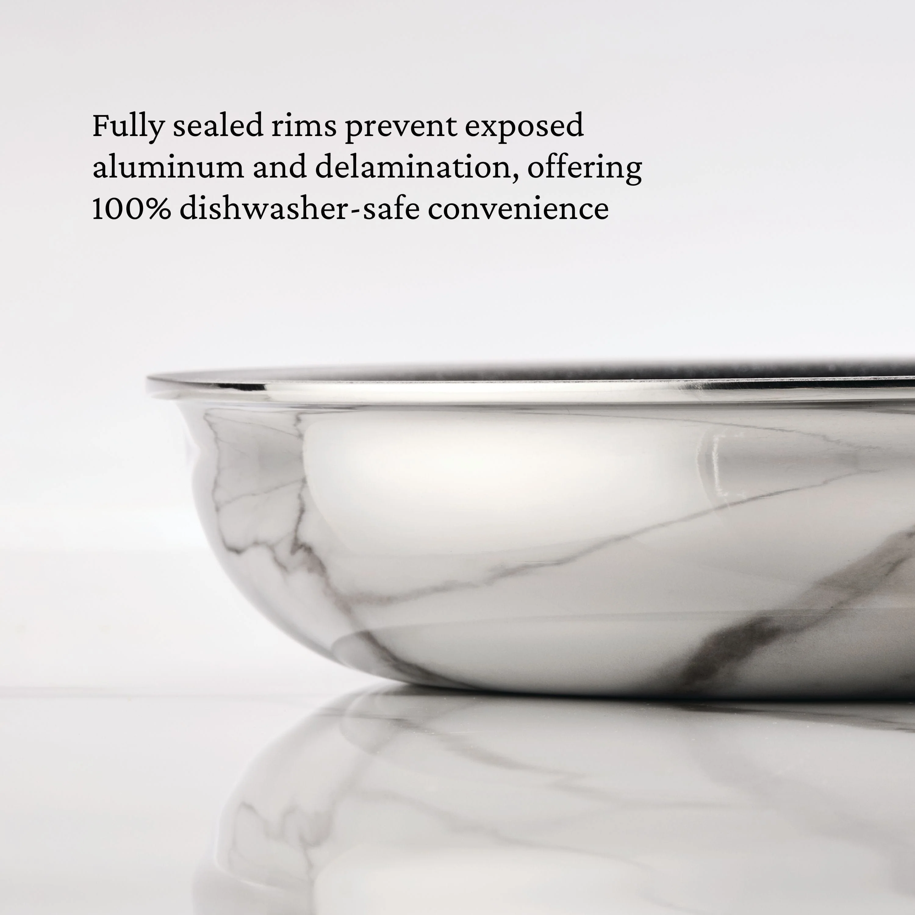 Hestan ProBond® Luxe 12.5" Professional Clad Stainless Steel Skillet - Image 5