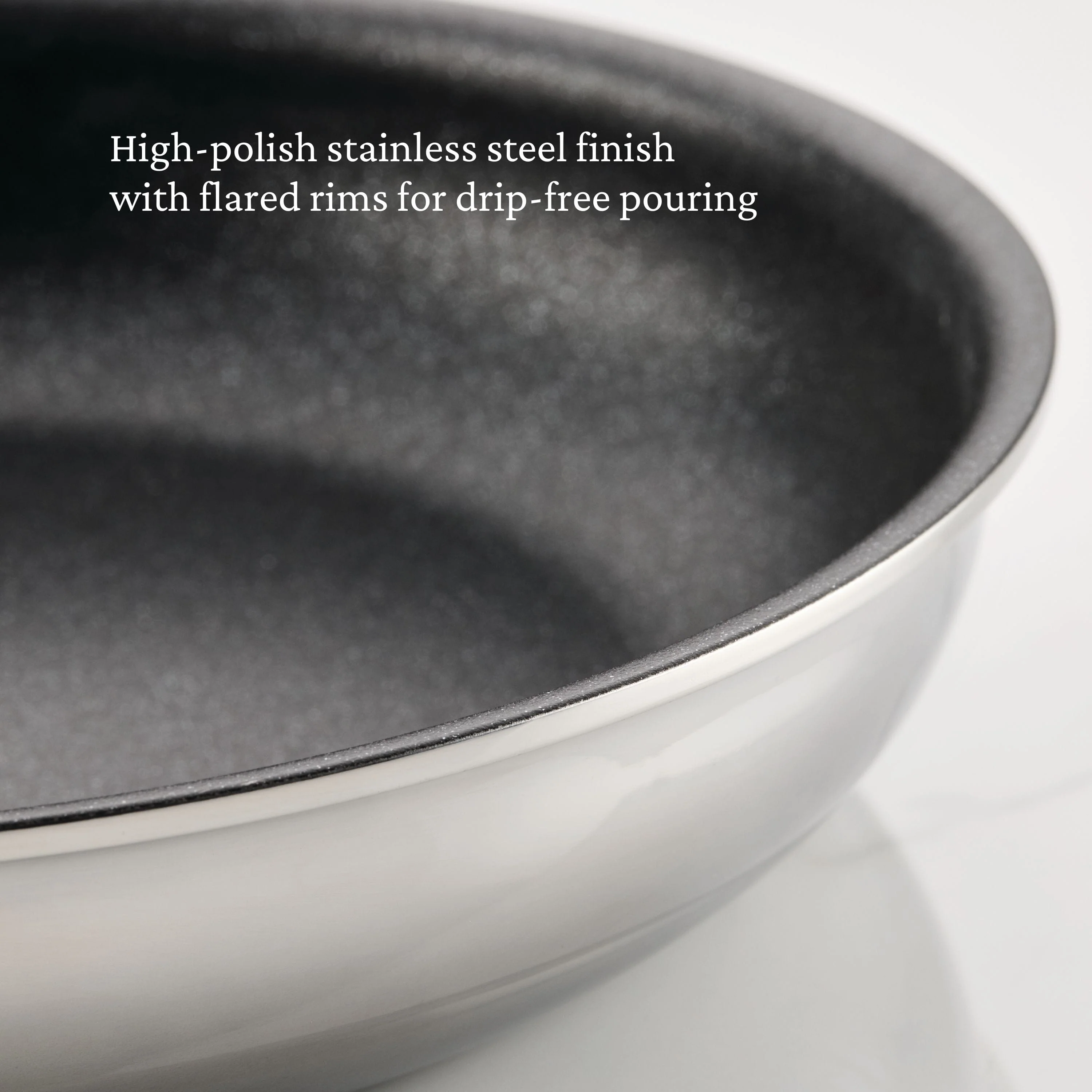 Hestan ProBond® Luxe 2-Piece Professional Clad Stainless Steel Skillet Set with TITUM® Nonstick (8.5 & 11-Inch) - Image 8
