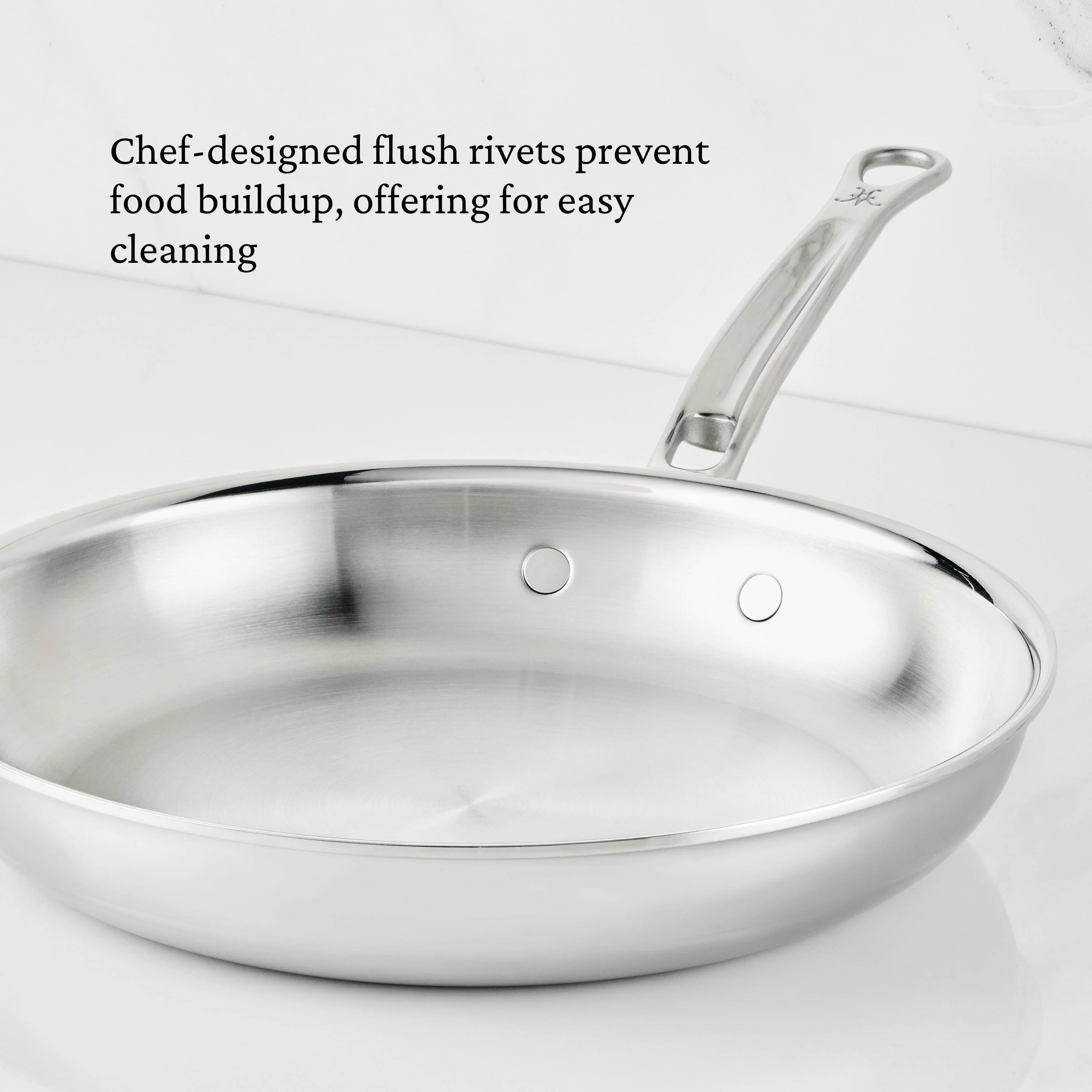 Hestan ProBond® Luxe 8.5" Professional Clad Stainless Steel Skillet - Image 3