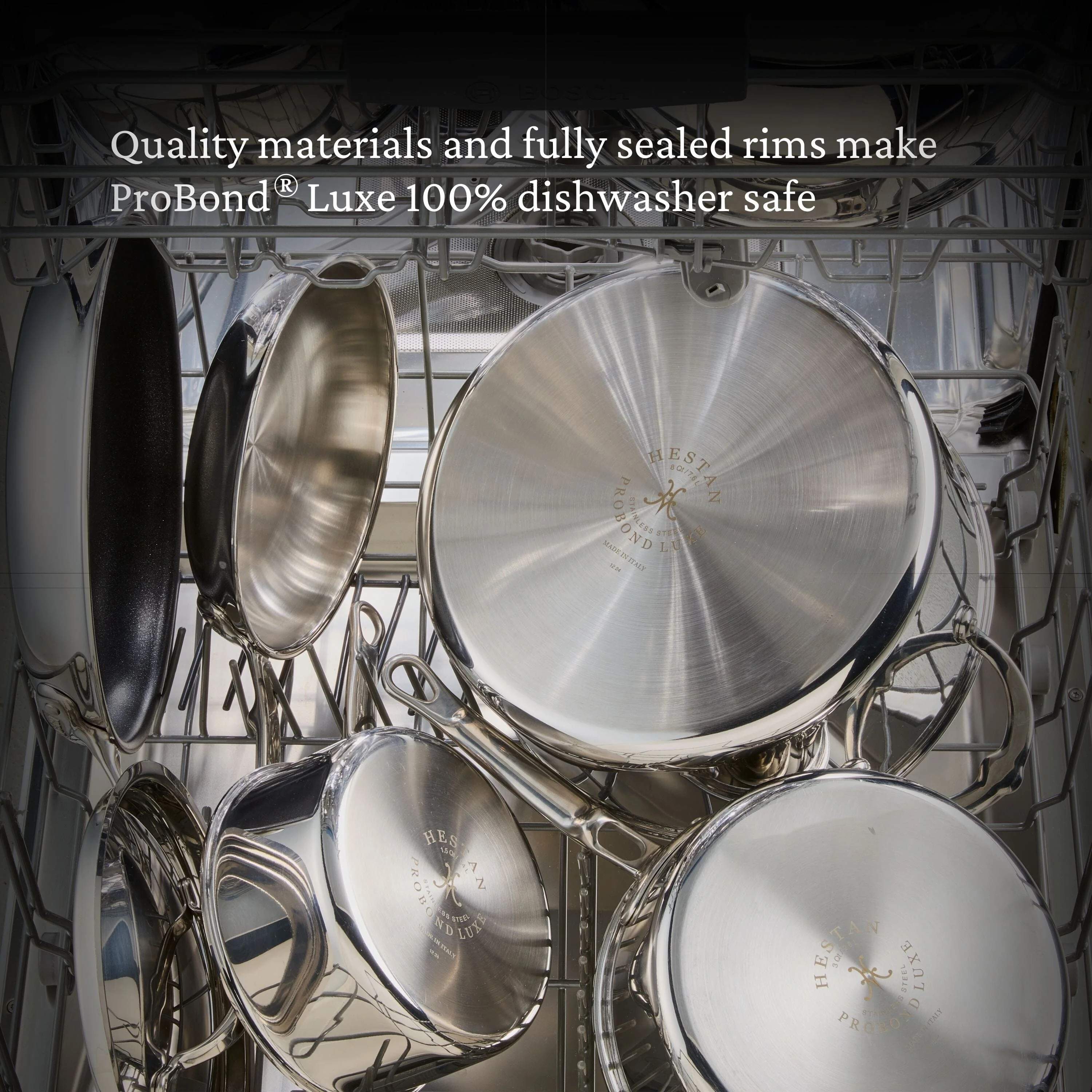 Hestan ProBond® Luxe 8.5" Professional Clad Stainless Steel Skillet - Image 9
