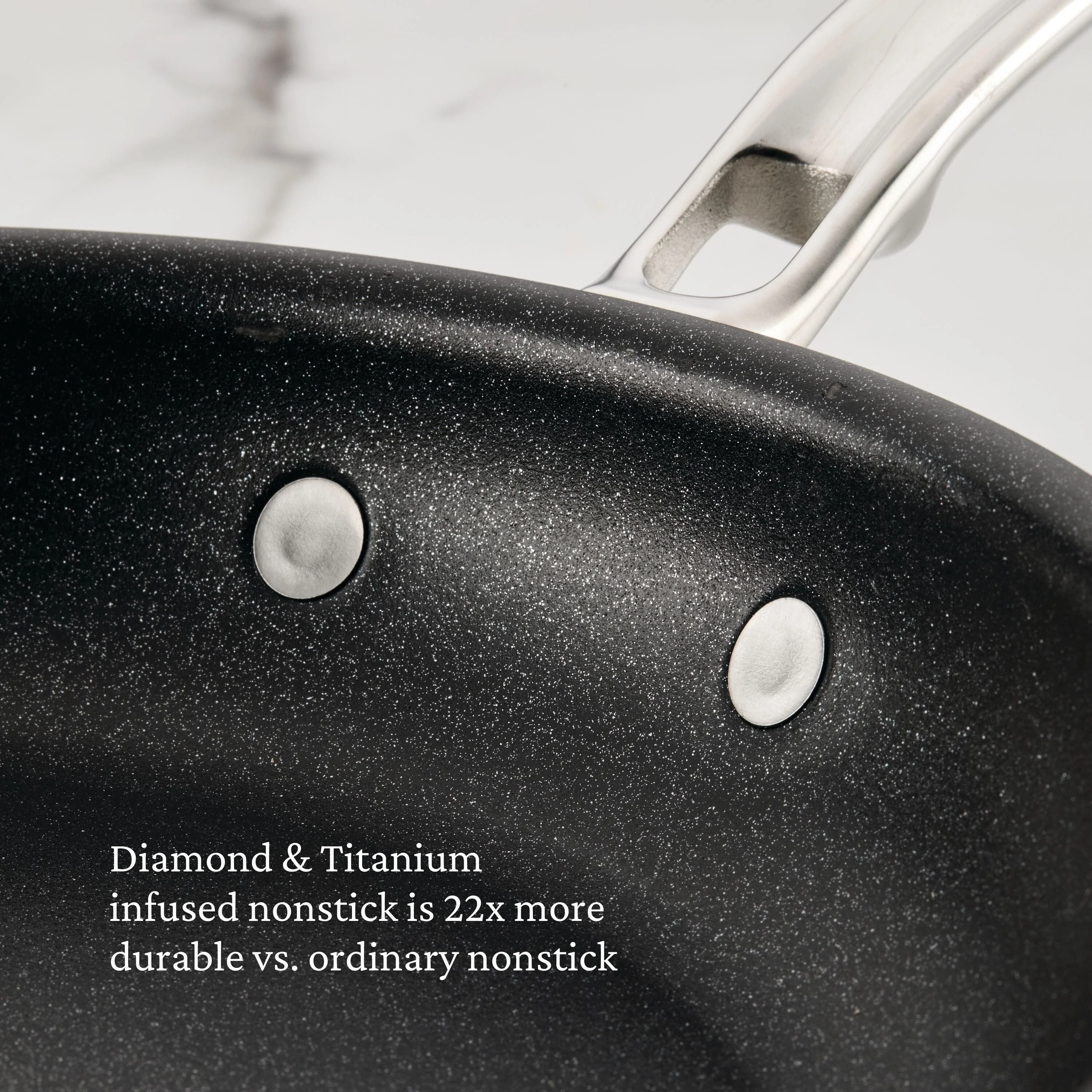 Hestan ProBond® Luxe 8.5" Professional Clad Stainless Steel Skillet with TITUM Nonstick - Image 12