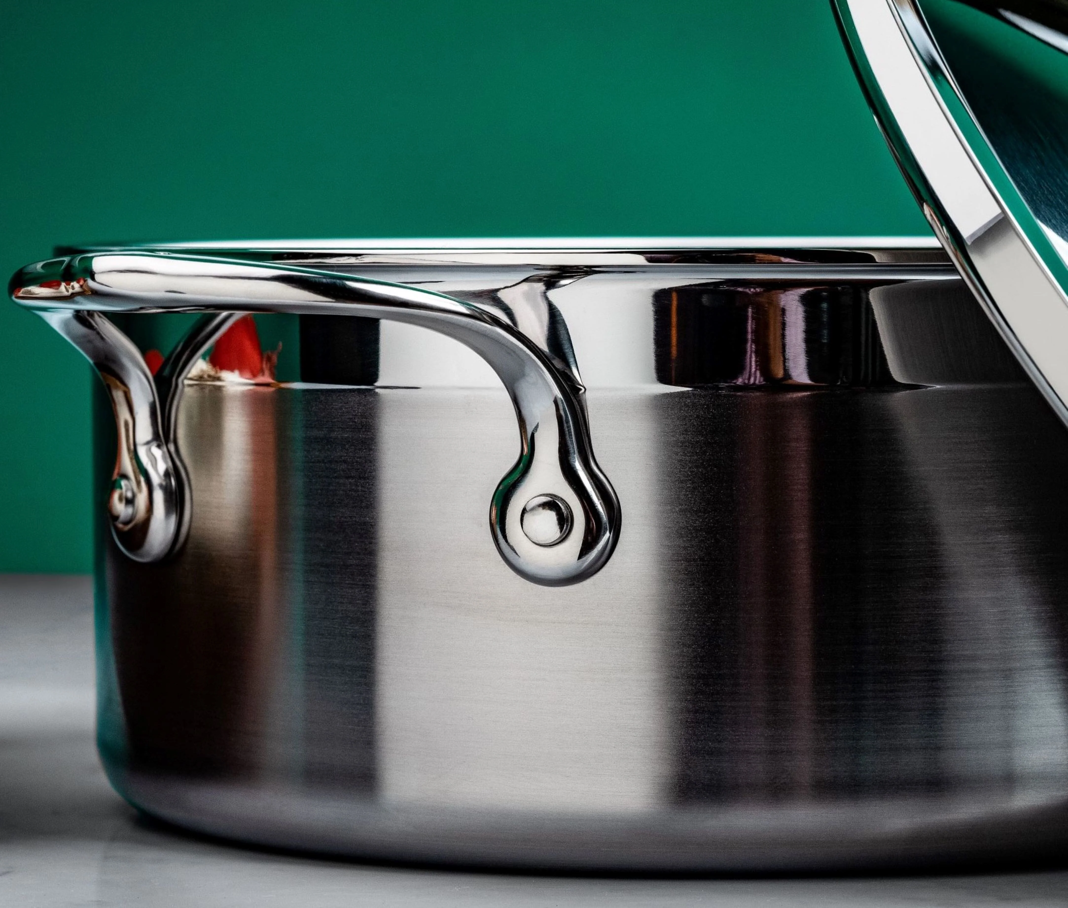 Hestan Professional Clad Stainless Steel Soup Pot, 3-Quart - Image 3